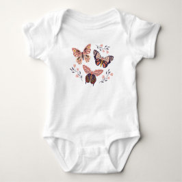 Niedliche Butterfly Girl Baby Strampler