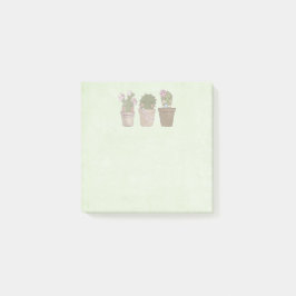 Niedliche Cactus Girls mit Schmuck Post-it Klebezettel
