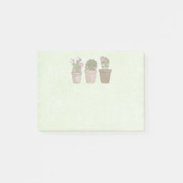 Niedliche Cactus Girls mit Schmuck Post-it Klebezettel