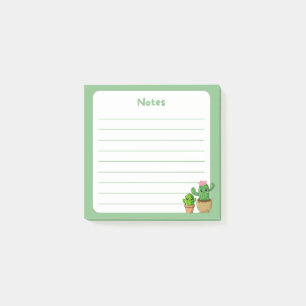 Niedliche Cactus Pflanze Post-it Klebezettel