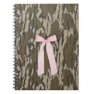 Niedliche Camouflage des Bottomlandes Ästhetische Notizblock