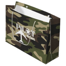 Niedliche Camouflage Pilot Typografie, personalisi