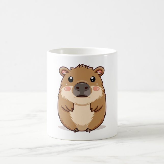 niedliche Capybara Kaffeetasse (Mittel)