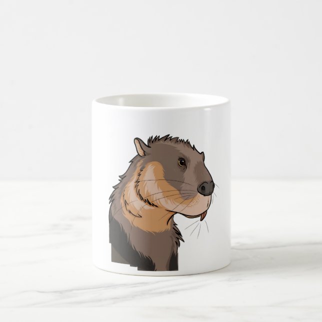 niedliche Capybara Kaffeetasse (Mittel)