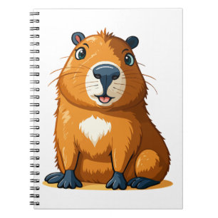 Niedliche Capybara Notizblock