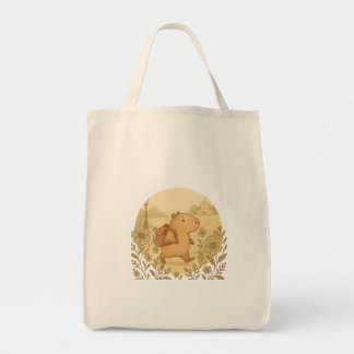 Niedliche Capybara Tote Tasche | Zurück zu Buddies