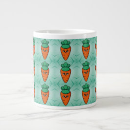 Niedliche Carrot Green Jumbo-Tasse