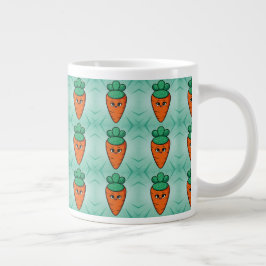 Niedliche Carrot Green Jumbo-Tasse