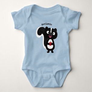 Niedliche Cartoon-Abbildung Baby Strampler