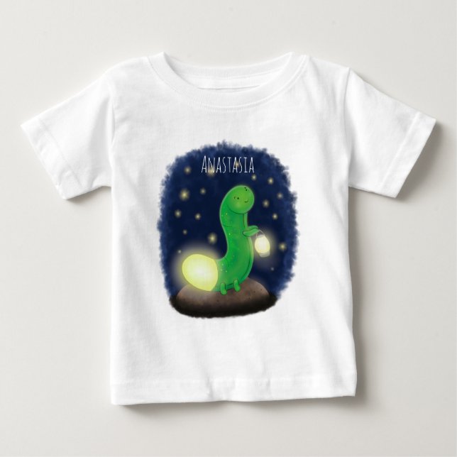 Niedliche Cartoon-Abbildung Baby T-shirt (Vorderseite)
