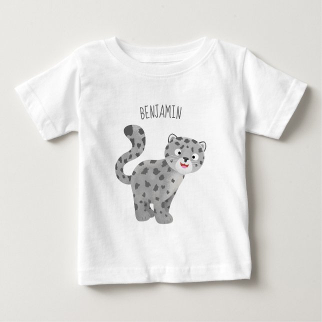 Niedliche Cartoon-Abbildung Baby T-shirt (Vorderseite)