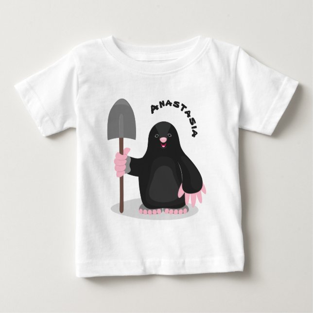 Niedliche Cartoon-Abbildung Baby T-shirt (Vorderseite)
