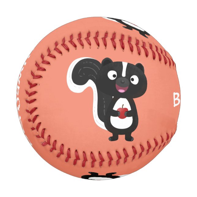 Niedliche Cartoon-Abbildung Baseball (Vorderseite Links)