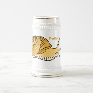 Niedliche Cartoon-Abbildung Bierglas