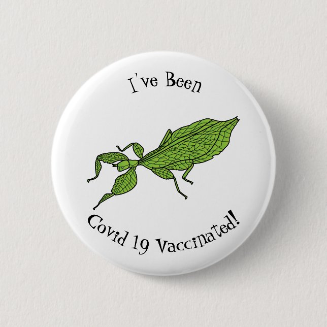 Niedliche Cartoon-Abbildung Button (Vorderseite)