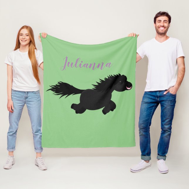 Niedliche Cartoon-Abbildung Fleecedecke (Beispiel)