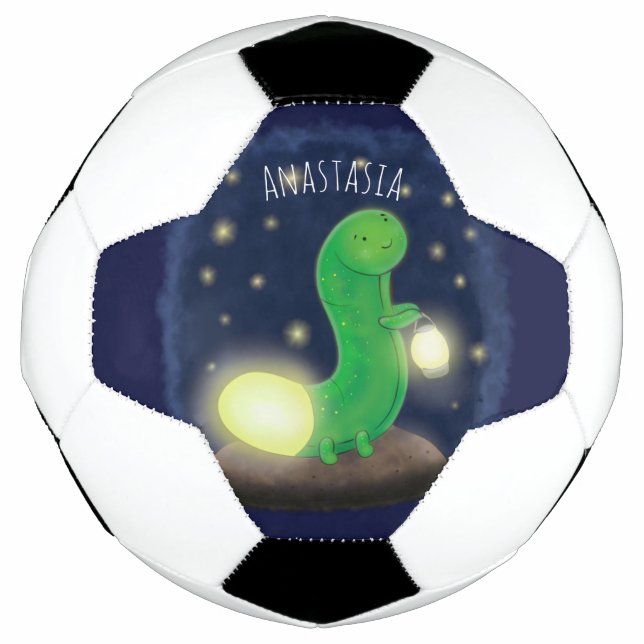 Niedliche Cartoon-Abbildung Fußball (Vorderseite)