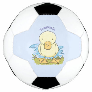 Niedliche Cartoon-Abbildung Fußball