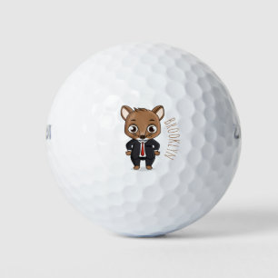 Niedliche Cartoon-Abbildung Golfball