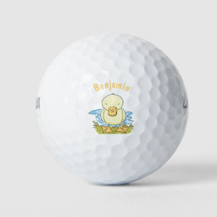 Niedliche Cartoon-Abbildung Golfball