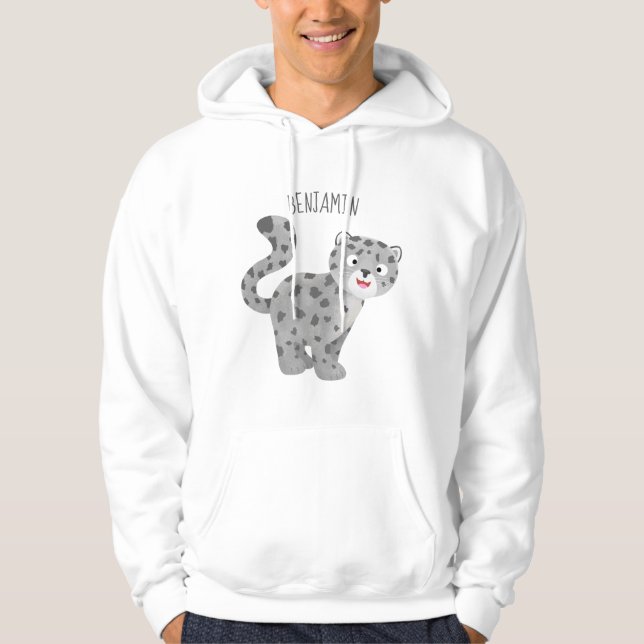 Niedliche Cartoon-Abbildung Hoodie (Vorderseite)