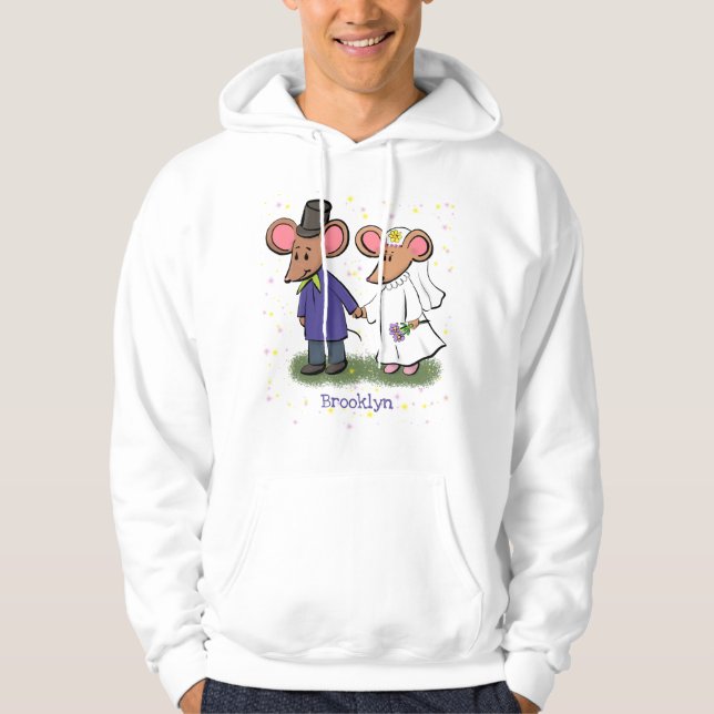 Niedliche Cartoon-Abbildung Hoodie (Vorderseite)