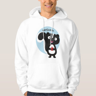 Niedliche Cartoon-Abbildung Hoodie