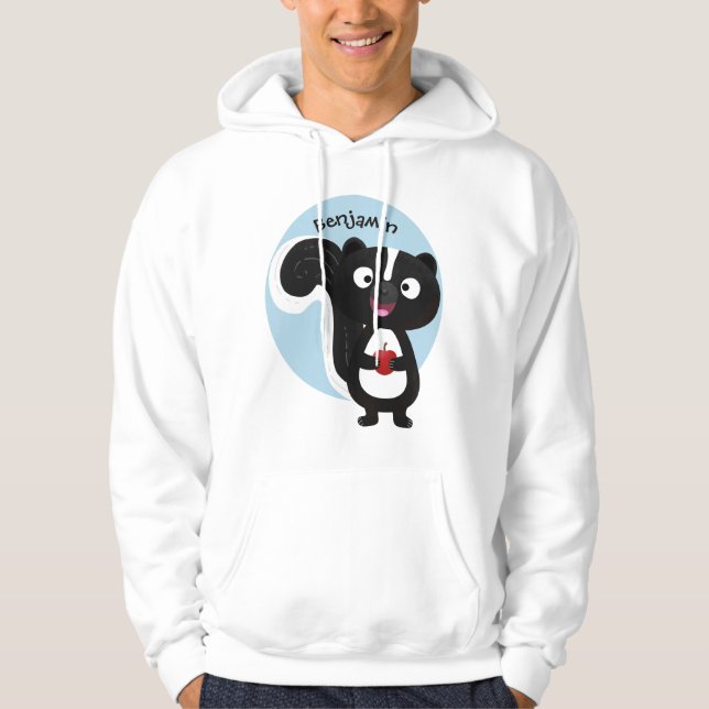 Niedliche Cartoon-Abbildung Hoodie (Vorderseite)