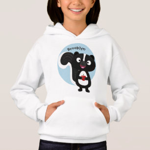 Niedliche Cartoon-Abbildung Hoodie