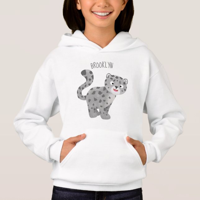 Niedliche Cartoon-Abbildung Hoodie (Vorderseite)