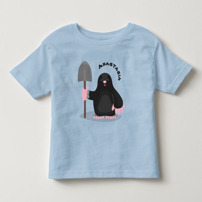 Niedliche Cartoon-Abbildung Kleinkind T-shirt (Vorderseite)