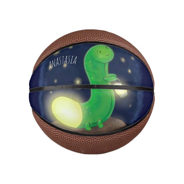 Niedliche Cartoon-Abbildung Mini Basketball (Vorderseite)