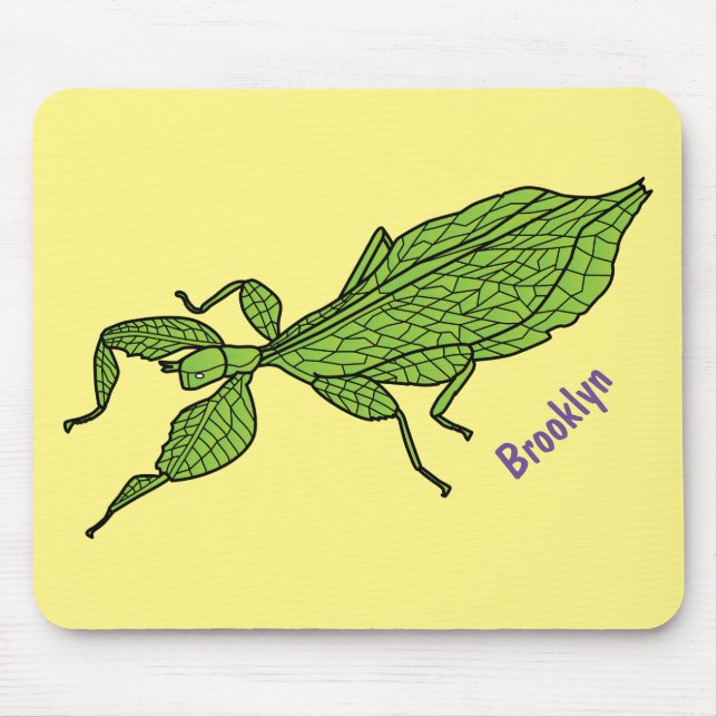 Niedliche Cartoon-Abbildung Mousepad (Vorne)