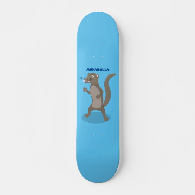 Niedliche Cartoon-Abbildung Skateboard (Vorne)