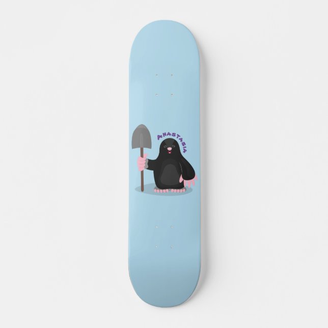 Niedliche Cartoon-Abbildung Skateboard (Vorne)
