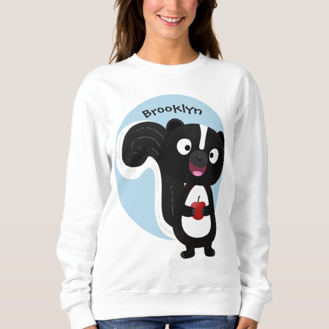Niedliche Cartoon-Abbildung Sweatshirt (Vorderseite)