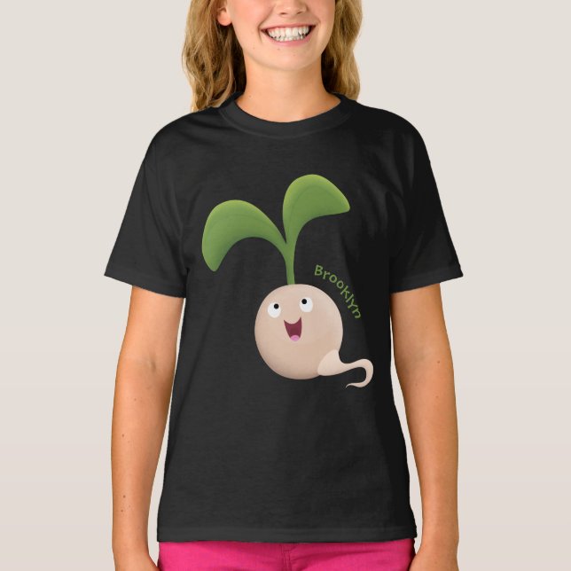 Niedliche Cartoon-Abbildung T-Shirt (Vorderseite)