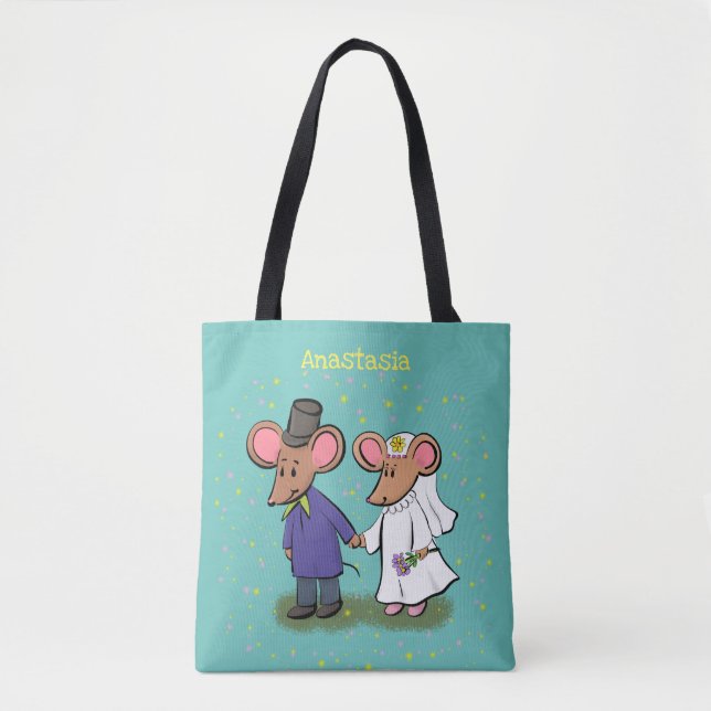 Niedliche Cartoon-Abbildung Tasche (Vorderseite)