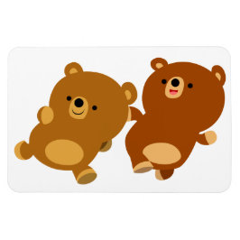 Niedliche Cartoon Bears Flexible Magnet