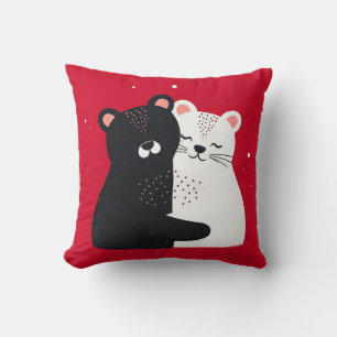Niedliche Cartoon Bears Kissen