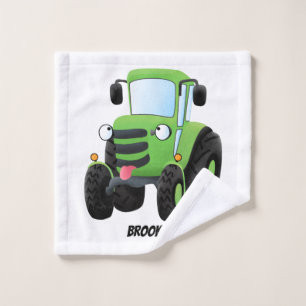 Niedliche Cartoon-Darstellung des Happy Farm Badhandtuch Set