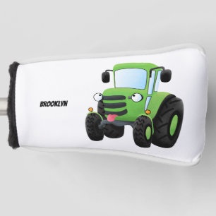 Niedliche Cartoon-Darstellung des Happy Farm Golf Headcover