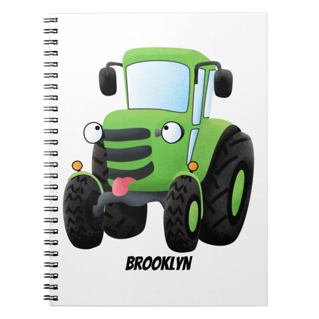 Niedliche Cartoon-Darstellung des Happy Farm Notizblock (Vorderseite)