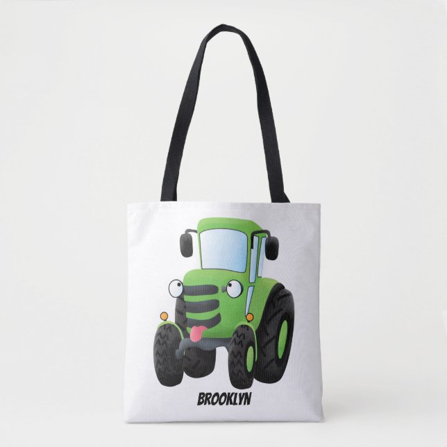 Niedliche Cartoon-Darstellung des Happy Farm Tasche (Vorderseite)
