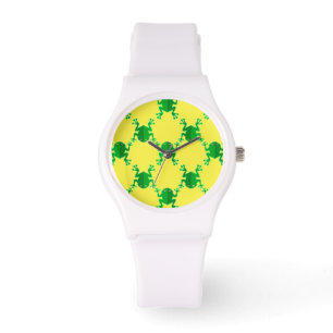 Niedliche Cartoon Frosch Armbanduhr