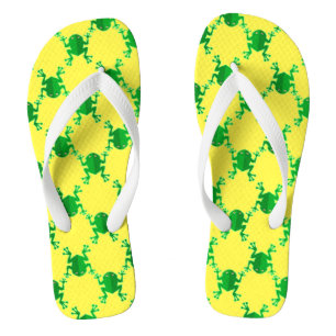 Niedliche Cartoon-Frösche Flip Flops