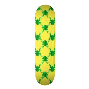 Niedliche Cartoon-Frösche Skateboard