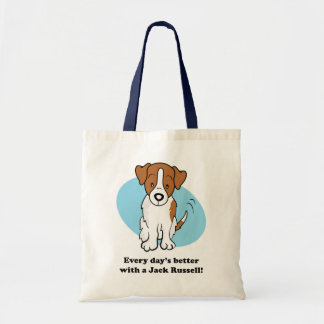 Niedliche Cartoon-HundeJack-Russell-Tasche Tragetasche