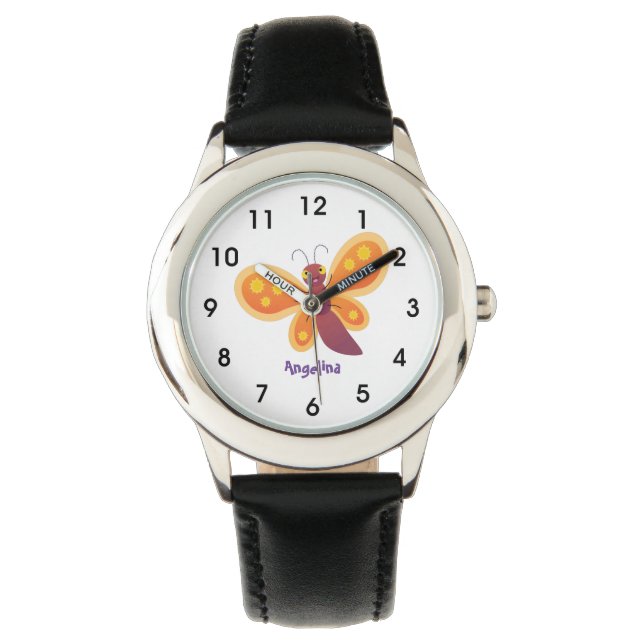 Niedliche Cartoon-Illustration Armbanduhr (Vorderseite)