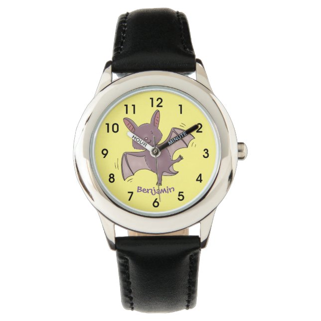 Niedliche Cartoon-Illustration Armbanduhr (Vorderseite)
